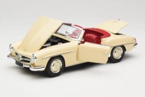 Mercedes 190 SL W121 Beige Minichamps 1:18 103037034 Pressofusione — immagine 2 di 8