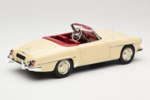Mercedes 190 SL W121 Beige Minichamps 1:18 103037034 Pressofusione — immagine 3 di 8