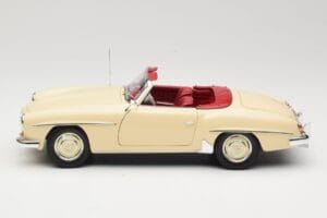 Mercedes 190 SL W121 Beige Minichamps 1:18 103037034 Pressofusione — immagine 4 di 8