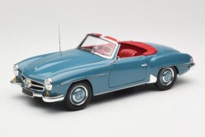 Mercedes 190 SL W121 Blu Minichamps 1:18 103037033 Pressofusione