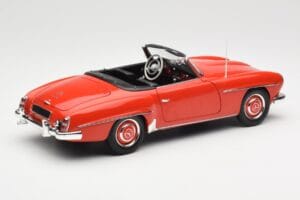 Mercedes 190 SL W121 Guards Red Minichamps 1:18 100037032 Pressofusione — immagine 3 di 8