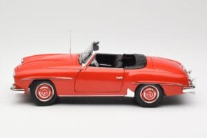 Mercedes 190 SL W121 Guards Red Minichamps 1:18 100037032 Pressofusione — immagine 4 di 8