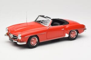 Mercedes 190 SL W121 Guards Red Minichamps 1:18 100037032 Pressofusione