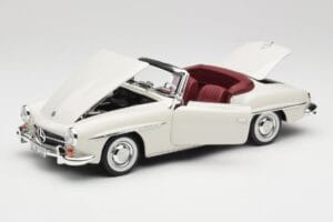 Mercedes 190 SL W121 Grigio Chiaro Norev 1:18 B66040710 Pressofusione — immagine 2 di 10