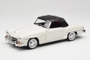 Mercedes 190 SL W121 Grigio Chiaro Norev 1:18 B66040710 Pressofusione — immagine 3 di 10