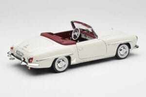 Mercedes 190 SL W121 Grigio Chiaro Norev 1:18 B66040710 Pressofusione — immagine 4 di 10