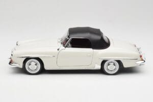 Mercedes 190 SL W121 Grigio Chiaro Norev 1:18 B66040710 Pressofusione — immagine 5 di 10