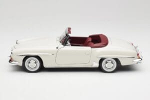Mercedes 190 SL W121 Grigio Chiaro Norev 1:18 B66040710 Pressofusione — immagine 6 di 10