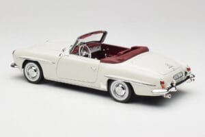 Mercedes 190 SL W121 Grigio Chiaro Norev 1:18 B66040710 Pressofusione — immagine 9 di 10