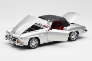 Mercedes 190 SL W121 Argento Norev 1:18 B660640604 Pressofusione — immagine 2 di 8