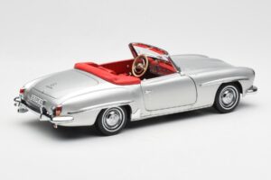 Mercedes 190 SL W121 Argento Norev 1:18 B660640604 Pressofusione — immagine 3 di 8