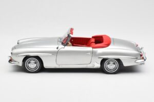 Mercedes 190 SL W121 Argento Norev 1:18 B660640604 Pressofusione — immagine 4 di 8