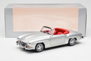 Mercedes 190 SL W121 Argento Norev 1:18 B660640604 Pressofusione — immagine 8 di 8