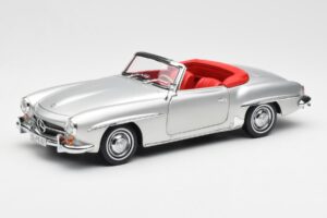 Mercedes 190 SL W121 Argento Norev 1:18 B660640604 Pressofusione