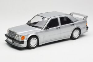 Mercedes 190E 2.5-16 EVO 1 W201 Argento Minichamps 1:18 155036001 Pressofusione