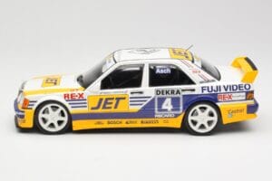 Mercedes 190E 2.5-16 EVO 1 W201 Team MS-Jet #4 R. Asch DTM 1989 Minichamps 1:18 155893604 Pressofusione — immagine 3 di 6