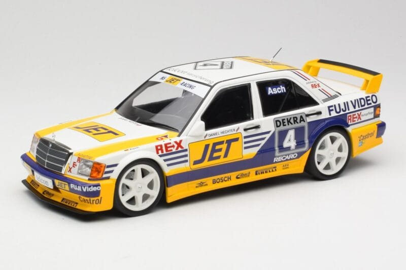 Mercedes 190E 2.5-16 EVO 1 W201 Team MS-Jet #4 R. Asch DTM 1989 Minichamps 1:18 155893604 Pressofusione