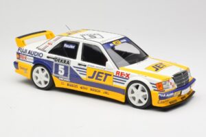 Mercedes 190E 2.5-16 EVO 1 W201 Team MS-Jet #5 M. Reuter DTM 1989 Minichamps 1:18 155893605 Pressofusione — immagine 4 di 6