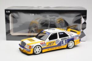 Mercedes 190E 2.5-16 EVO 1 W201 Team MS-Jet #5 M. Reuter DTM 1989 Minichamps 1:18 155893605 Pressofusione — immagine 6 di 6
