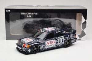 Mercedes 190E 2.5-16 EVO 1 W201 Team Snobeck #11 D. Snobeck DTM 1989 Minichamps 1:18 155893611 Pressofusione — immagine 6 di 6