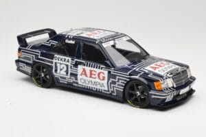 Mercedes 190E 2.5-16 EVO 1 W201 Team Snobeck #12 A. Cudini DTM 1989 Minichamps 1:18 155893612 Pressofusione — immagine 4 di 6