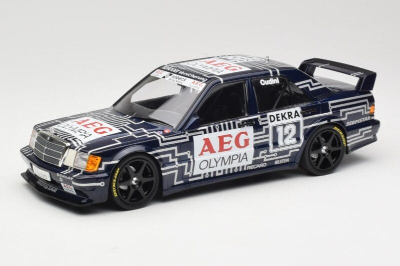 Mercedes 190E 2.5-16 EVO 1 W201 Team Snobeck #12 A. Cudini DTM 1989 Minichamps 1:18 155893612 Pressofusione