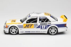 Mercedes 190E 2.5-16 EVO I W201 #17 Team MS-Jet J. van Ommen DTM 1990 Minichamps 1:18 155903617 Pressofusione — immagine 5 di 6