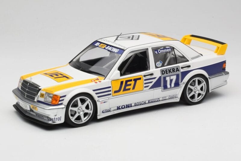 Mercedes 190E 2.5-16 EVO I W201 #17 Team MS-Jet J. van Ommen DTM 1990 Minichamps 1:18 155903617 Pressofusione