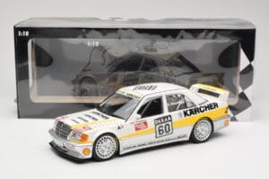 Mercedes 190E 2.5-16 EVO I W201 #60 Team AMG Mercedes K. Wendlinger DTM 1990 Minichamps 1:18 155903660 Pressofusione — immagine 6 di 6