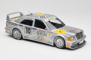 Mercedes 190E 2.5-16 EVO II W201 #10 Zung Fu B. Schneider Guia Race Macau 1992 Minichamps 1:18 155923610 Pressofusione — immagine 2 di 6