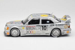 Mercedes 190E 2.5-16 EVO II W201 #10 Zung Fu B. Schneider Guia Race Macau 1992 Minichamps 1:18 155923610 Pressofusione — immagine 5 di 6