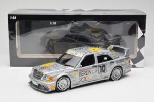 Mercedes 190E 2.5-16 EVO II W201 #10 Zung Fu B. Schneider Guia Race Macau 1992 Minichamps 1:18 155923610 Pressofusione — immagine 6 di 6