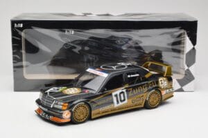 Mercedes 190E 2.5-16 EVO II W201 #10 Zung Fu N. Amorim Guia Race Macau 1991 Minichamps 1:18 155913610 Pressofusione — immagine 6 di 6