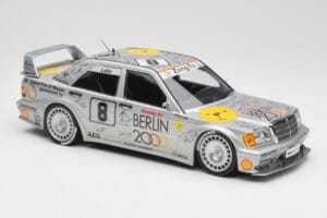 Mercedes 190E 2.5-16 EVO II W201 #8 Zung Fu E. Lohr Guia Race Macau 1992 Minichamps 1:18 155923608 Pressofusione — immagine 2 di 6