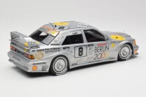 Mercedes 190E 2.5-16 EVO II W201 #8 Zung Fu E. Lohr Guia Race Macau 1992 Minichamps 1:18 155923608 Pressofusione — immagine 3 di 6