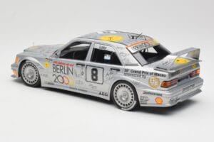 Mercedes 190E 2.5-16 EVO II W201 #8 Zung Fu E. Lohr Guia Race Macau 1992 Minichamps 1:18 155923608 Pressofusione — immagine 4 di 6