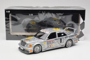 Mercedes 190E 2.5-16 EVO II W201 #8 Zung Fu E. Lohr Guia Race Macau 1992 Minichamps 1:18 155923608 Pressofusione — immagine 6 di 6
