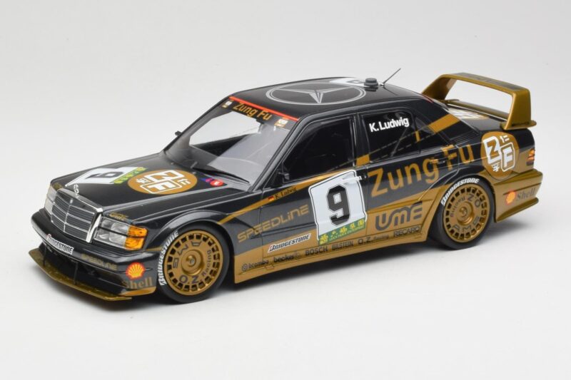 Mercedes 190E 2.5-16 EVO II W201 #9 Zung Fu K. Ludwig Guia Race Macau 1991 Minichamps 1:18 155913609 Pressofusione