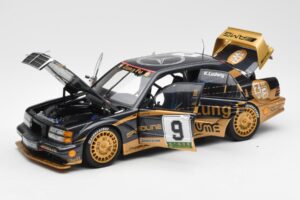 Mercedes 190E 2.5-16 Evo II #9 K. Ludwig Macau GP 3rd Place 1991 AUTOart 1:18 89135 Pressofusione — immagine 2 di 8