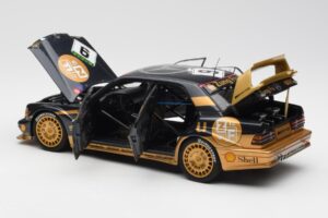 Mercedes 190E 2.5-16 Evo II #9 K. Ludwig Macau GP 3rd Place 1991 AUTOart 1:18 89135 Pressofusione — immagine 5 di 8