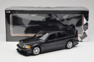 Mercedes 190E W201 2.5-16 EVO 2 Nero Metallic Minichamps 1:18 155036100 Pressofusione — immagine 6 di 6