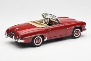 Mercedes 190SL W198 Rosso AUTOart 1:18 76116 Pressofusione — immagine 3 di 8