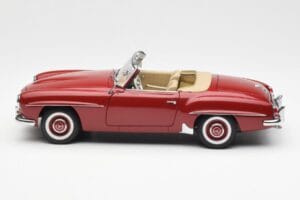 Mercedes 190SL W198 Rosso AUTOart 1:18 76116 Pressofusione — immagine 4 di 8