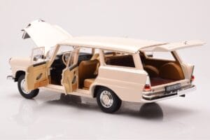 Mercedes 200 Universal W110 Crema Norev 1:18 183709 Pressofusione — immagine 5 di 8