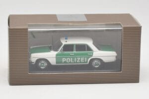 Mercedes 200 W115 Polizia Minichamps 1:43 400034090 Pressofusione — immagine 4 di 4