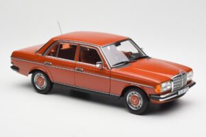 Mercedes 200 W123 English Rosso Edizione Dealer Norev 1:18 B66040653 Pressofusione — immagine 6 di 8
