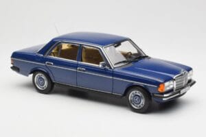 Mercedes 200 W123 Surf Blu Norev 1:18 183710 Pressofusione — immagine 6 di 8