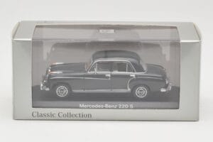 Mercedes 220S W180 Grigio Chiaro Minichamps 1:43 B66040534 Pressofusione — immagine 4 di 4