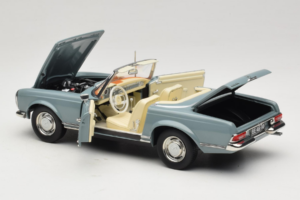 Mercedes 230 SL W113 Horizon Blue Norev 1:18 183992 Pressofusione — immagine 6 di 9