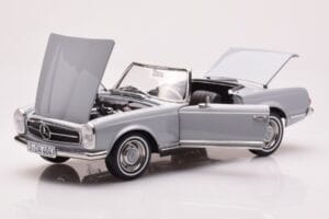 Mercedes 230 SL W113 Pagoda Grigio Norev 1:18 183990 Pressofusione — immagine 2 di 8